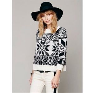 Free people snowflake sweater